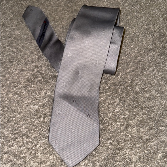 Salvatore Ferragamo Other - Salvatore Ferragamo Silver Tie with Subtle Pattern